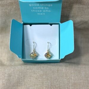 Origami Owl Gold Drop Earrings